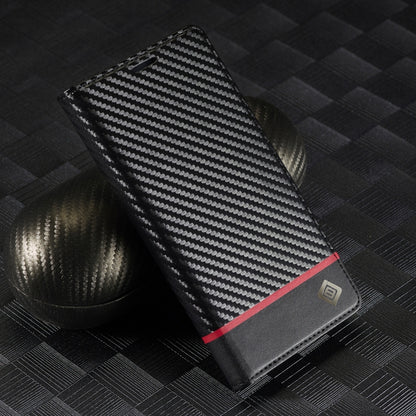 For Samsung Galaxy S25+ 5G LC.IMEEKE Carbon Fiber Leather Phone Case(Horizontal Black) by LC.IMEEKE