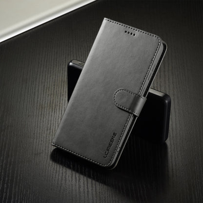 For Samsung Galaxy S25 5G LC.IMEEKE Calf Texture Leather Phone Case(Grey) by LC.IMEEKE