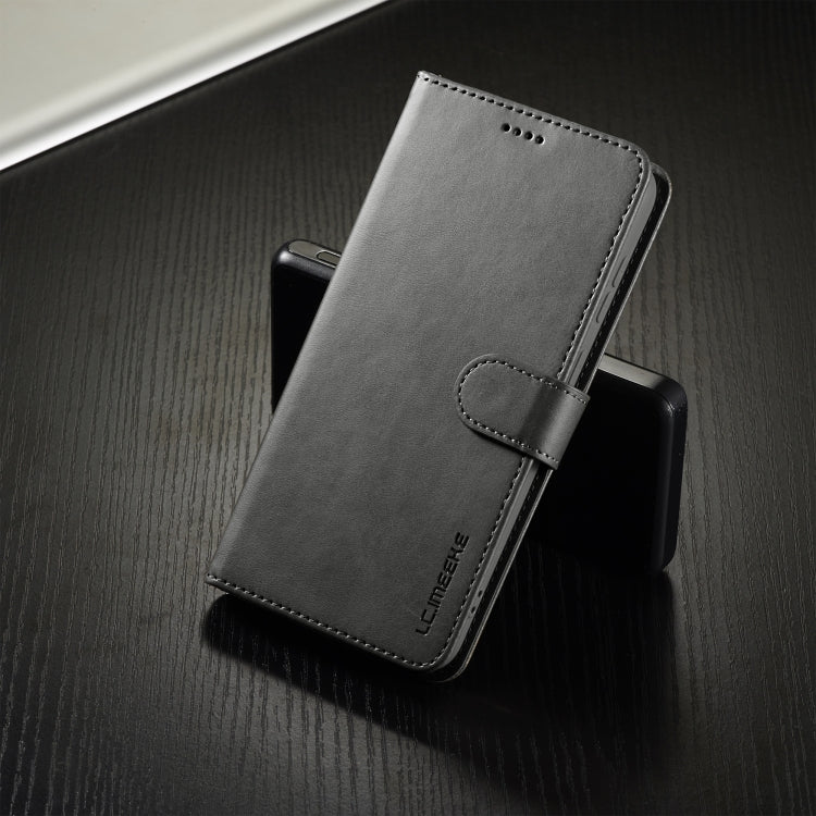 For Samsung Galaxy S25+ 5G LC.IMEEKE Calf Texture Leather Phone Case(Grey) by LC.IMEEKE