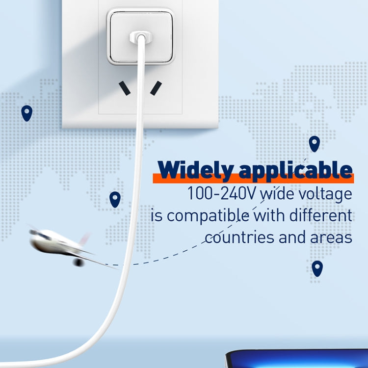 LDNIO A1508C PD30W USB-C / Type-C Fast Charger with 1m Type-C Cable(White) - USB Charger by LDNIO | Online Shopping UK | buy2fix