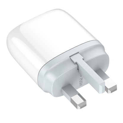 LDNIO Q229 QC3.0 / PD20W USB + Type-C Fast Charger with 1m USB to Type-C Cable, Plug Type:UK Plug(White) - USB Charger by LDNIO | Online Shopping UK | buy2fix