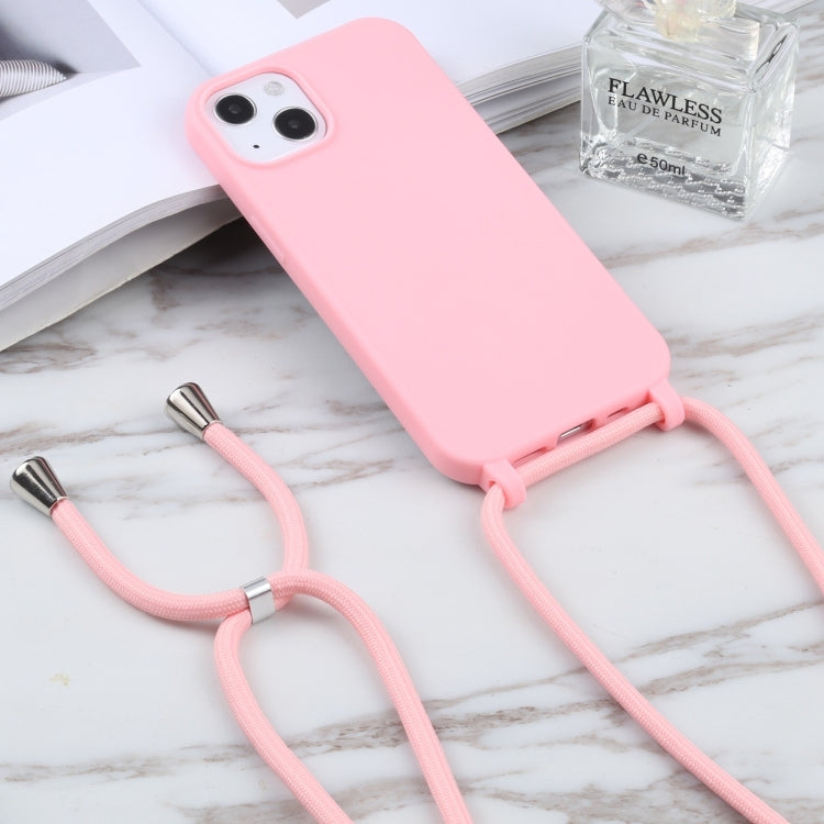 For iPhone 16 Pro Max Candy Colors TPU Protective Phone Case with Lanyard(Pink) - iPhone 16 Pro Max Cases by buy2fix | Online Shopping UK | buy2fix