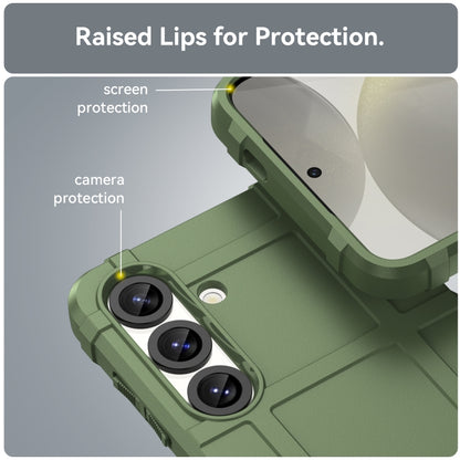 For Samsung Galaxy S25 5G Full Coverage Shockproof TPU Phone Case(Green) - Galaxy S25 5G Cases by buy2fix | Online Shopping UK | buy2fix