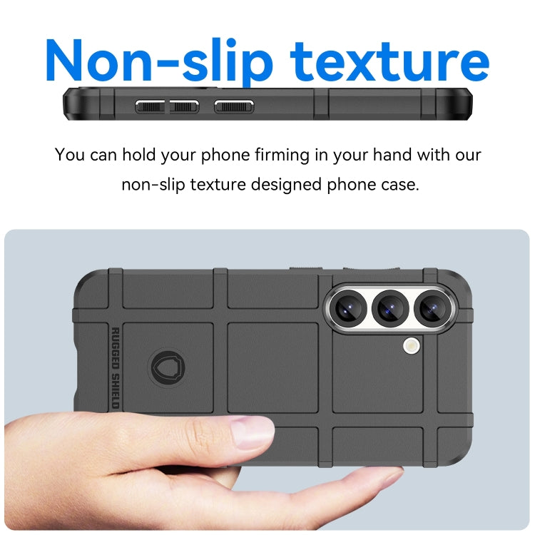 For Samsung Galaxy S25+ 5G Full Coverage Shockproof TPU Phone Case(Black) by buy2fix