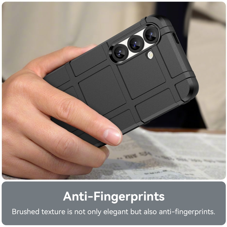 For Samsung Galaxy S25+ 5G Full Coverage Shockproof TPU Phone Case(Black) by buy2fix