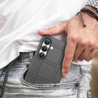 For Samsung Galaxy S25+ 5G Full Coverage Shockproof TPU Phone Case(Black) by buy2fix