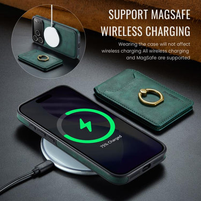 For iPhone 17 Pro Max MAGKING K1 MagSafe Detachable Wallet RFID Back Cover Phone Case(Green) - iPhone 17 Pro Max Cases by MAGKING | Online Shopping UK | buy2fix