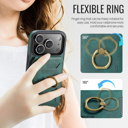 For iPhone 17 Pro MAGKING K1 MagSafe Detachable Wallet RFID Back Cover Phone Case(Green) - iPhone 17 Pro Cases by MAGKING | Online Shopping UK | buy2fix