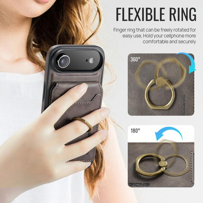 For iPhone Air MAGKING K1 MagSafe Detachable Wallet RFID Back Cover Phone Case(Coffee) - iPhone Air Cases by MAGKING | Online Shopping UK | buy2fix