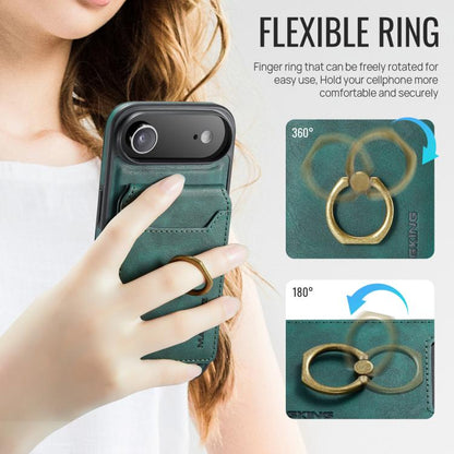 For iPhone Air MAGKING K1 MagSafe Detachable Wallet RFID Back Cover Phone Case(Green) - iPhone Air Cases by MAGKING | Online Shopping UK | buy2fix