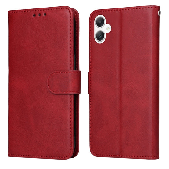 For Galaxy A06 4G / 5G Classic Calf Texture Flip Leather Phone Case(Red)