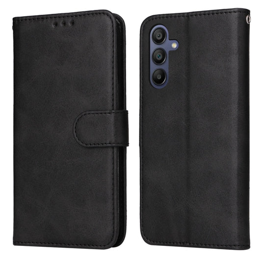For Galaxy A17 / A26 / A16 5G Classic Calf Texture Flip Leather Phone Case(Black)
