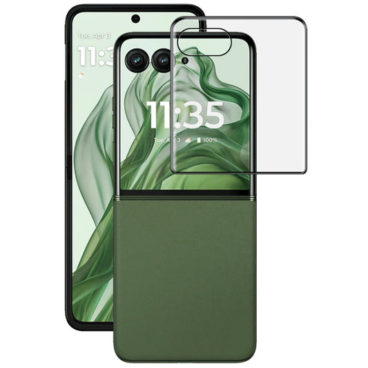 For Motorola Razr 50 Ultra imak 3D Curved Full Rear Screen Tempered Glass Film by imak