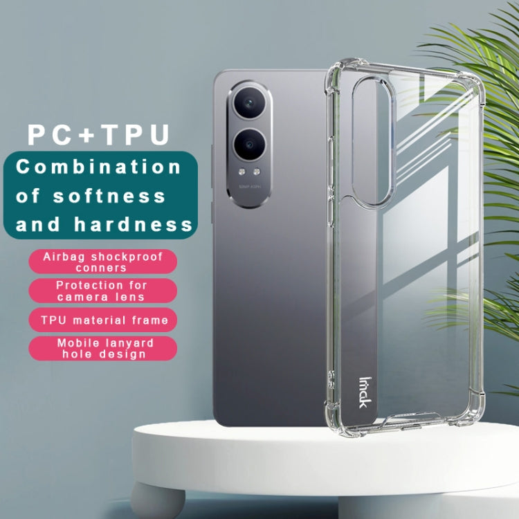 For OnePlus Nord CE4 Lite IMAK Space Shield PC + TPU Airbag Shockproof Phone Case(Transparent) - OnePlus Cases by imak | Online Shopping UK | buy2fix