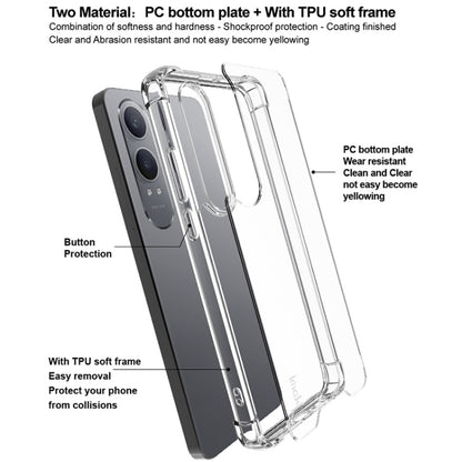 For OnePlus Nord CE4 Lite IMAK Space Shield PC + TPU Airbag Shockproof Phone Case(Transparent) - OnePlus Cases by imak | Online Shopping UK | buy2fix