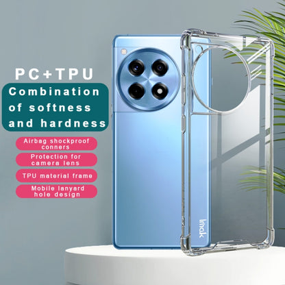 For OnePlus Ace 3 5G / 12R 5G IMAK Space Shield PC + TPU Airbag Shockproof Phone Case(Transparent) - OnePlus Cases by imak | Online Shopping UK | buy2fix