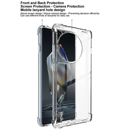For OnePlus Ace 3 5G / 12R 5G IMAK Space Shield PC + TPU Airbag Shockproof Phone Case(Transparent) - OnePlus Cases by imak | Online Shopping UK | buy2fix