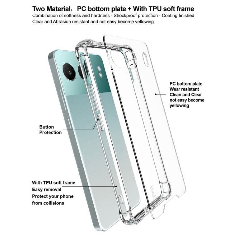 For OnePlus Nord 4 IMAK Space Shield PC + TPU Airbag Shockproof Phone Case(Transparent) - OnePlus Cases by imak | Online Shopping UK | buy2fix