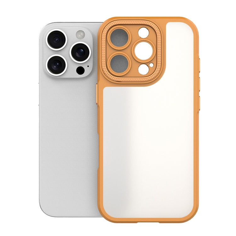 For iPhone 16 Pro Bodyguard Micro Matte PC Hybrid TPU Phone Case(Orange) - iPhone 16 Pro Cases by buy2fix | Online Shopping UK | buy2fix