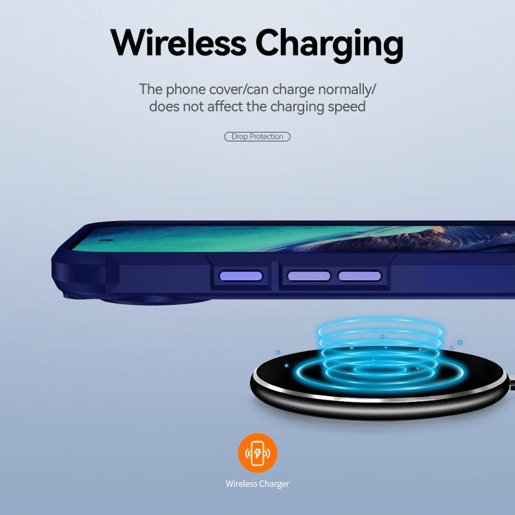 For Google Pixel 9 / 9 Pro TPU + PC Lens Protection Phone Case(Blue) by buy2fix