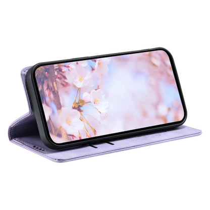 For Google Pixel 10 / 10 Pro Totem Embossed Magnetic Leather Phone Case(Purple) - Google Cases by buy2fix | Online Shopping UK | buy2fix