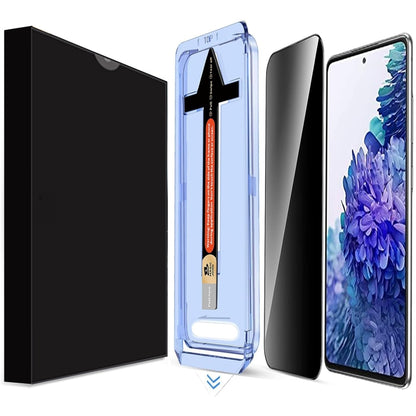 For Samsung Galaxy S20 FE LK Easy Install Privacy Tempered Glass Film(Black) - Galaxy Tempered Glass by buy2fix | Online Shopping UK | buy2fix