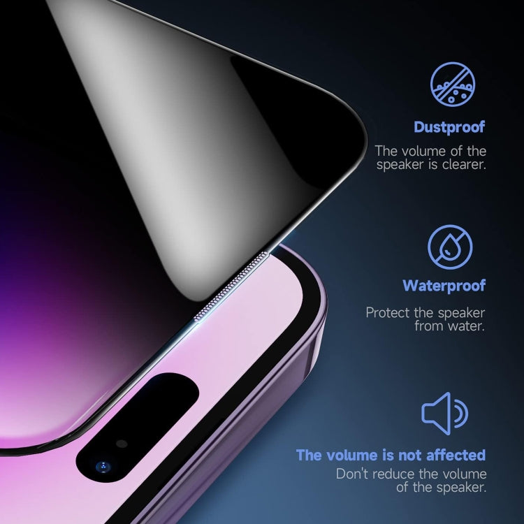 For iPhone 17 Pro Max LK Easy Install Privacy Tempered Glass Film(Black) - iPhone 17 Pro Max Tempered Glass by buy2fix | Online Shopping UK | buy2fix