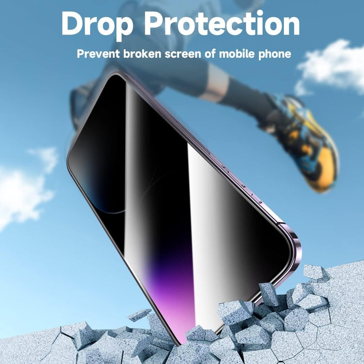 For iPhone 17 Pro Max LK Easy Install Privacy Tempered Glass Film(Black) - iPhone 17 Pro Max Tempered Glass by buy2fix | Online Shopping UK | buy2fix