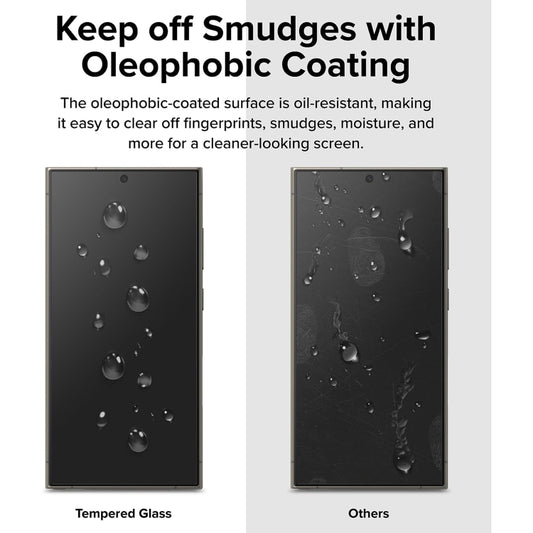 For Samsung Galaxy S25+ 5G LK Easy Install HD Tempered Glass Film(Black) by buy2fix