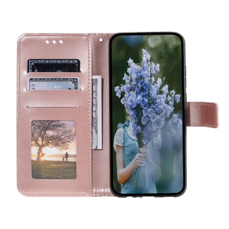 For Google Pixel 10 Pro XL Totem Flower Embossed Leather Phone Case with Lanyard(Rose Gold) - Google Cases by buy2fix | Online Shopping UK | buy2fix