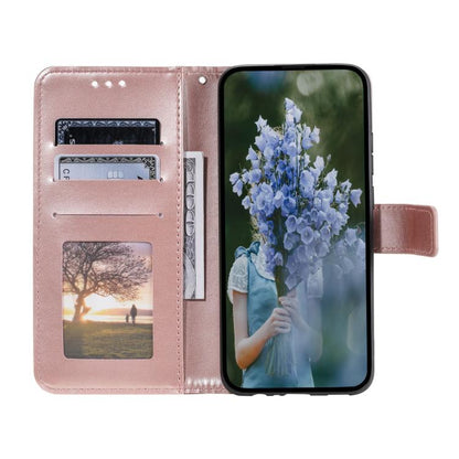 For Google Pixel 10 / 10 Pro Totem Flower Embossed Leather Phone Case with Lanyard(Rose Gold) - Google Cases by buy2fix | Online Shopping UK | buy2fix
