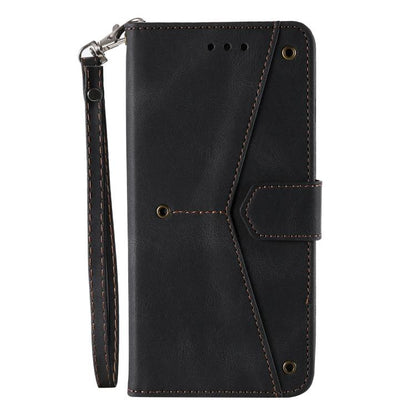 For Google Pixel 10 Pro XL Nail Skin Feel Stitching Calf Texture Leather Phone Case(Black) - Google Cases by buy2fix | Online Shopping UK | buy2fix