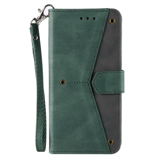 For Google Pixel 10 Pro XL Nail Skin Feel Stitching Calf Texture Leather Phone Case(Green) - Google Cases by buy2fix | Online Shopping UK | buy2fix