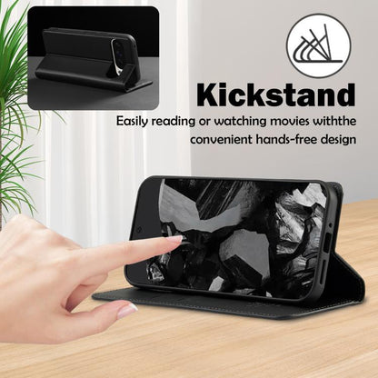 For Google Pixel 10 Pro XL LC.IMEEKE L1 Series Frosted Fine Texture PU Phone Case(Black) - Google Cases by LC.IMEEKE | Online Shopping UK | buy2fix