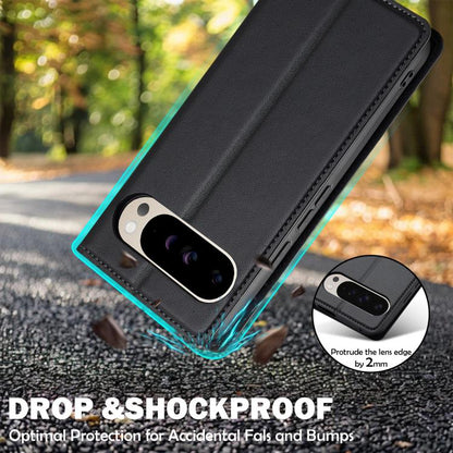 For Google Pixel 10 Pro XL LC.IMEEKE L1 Series Frosted Fine Texture PU Phone Case(Black) - Google Cases by LC.IMEEKE | Online Shopping UK | buy2fix