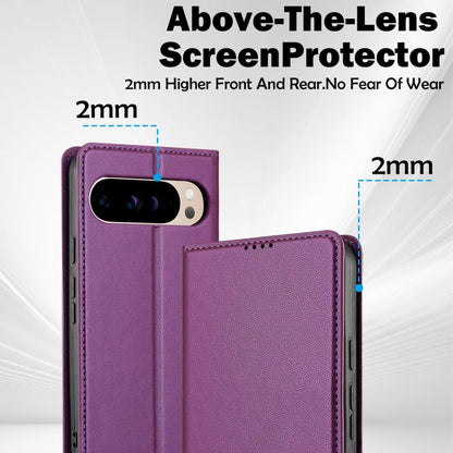 For Google Pixel 10 Pro XL LC.IMEEKE L1 Series Frosted Fine Texture PU Phone Case(Purple) - Google Cases by LC.IMEEKE | Online Shopping UK | buy2fix
