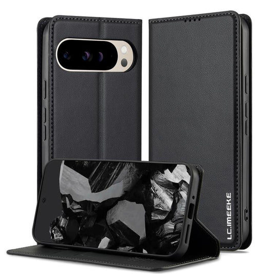 For Google Pixel 10 / 10 Pro LC.IMEEKE L1 Series Frosted Fine Texture PU Phone Case(Black) - Google Cases by LC.IMEEKE | Online Shopping UK | buy2fix