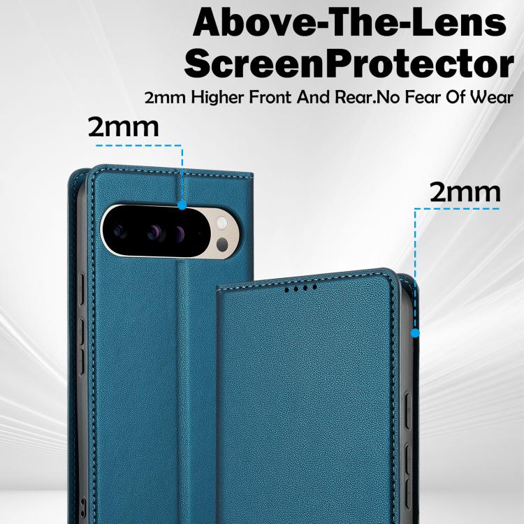 For Google Pixel 10 / 10 Pro LC.IMEEKE L1 Series Frosted Fine Texture PU Phone Case(Blue) - Google Cases by LC.IMEEKE | Online Shopping UK | buy2fix