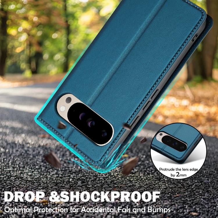 For Google Pixel 10 / 10 Pro LC.IMEEKE L1 Series Frosted Fine Texture PU Phone Case(Blue) - Google Cases by LC.IMEEKE | Online Shopping UK | buy2fix