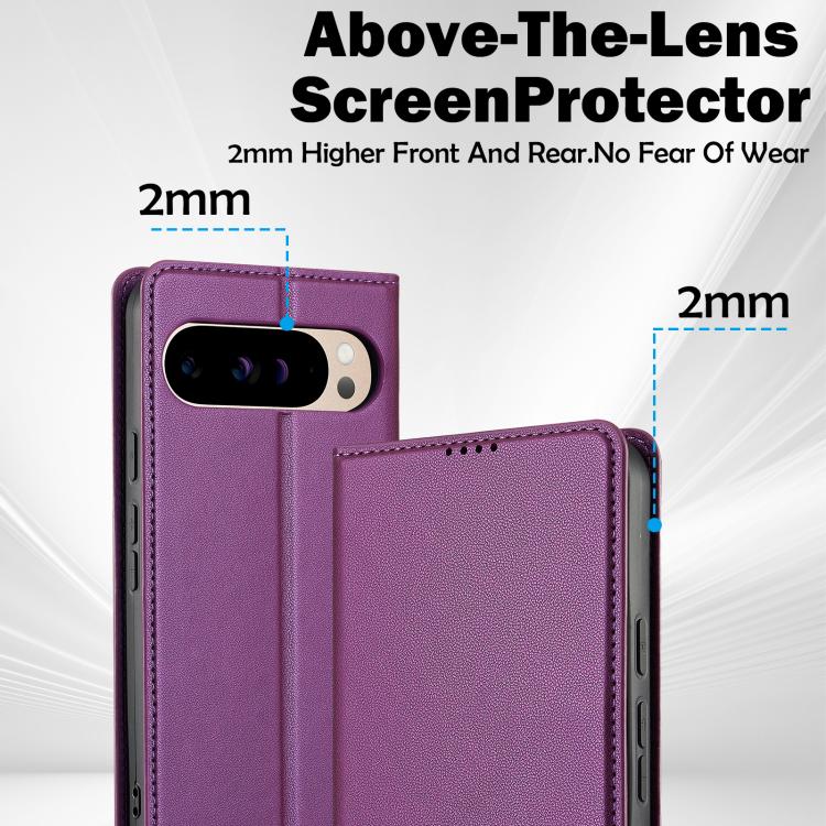 For Google Pixel 10 / 10 Pro LC.IMEEKE L1 Series Frosted Fine Texture PU Phone Case(Purple) - Google Cases by LC.IMEEKE | Online Shopping UK | buy2fix