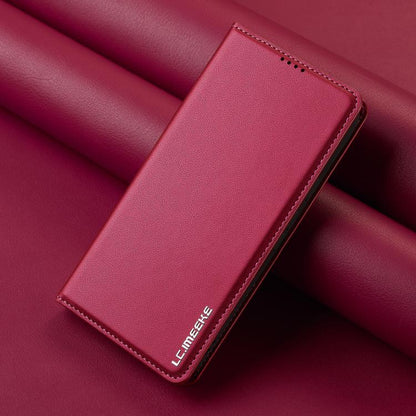 For Google Pixel 10 / 10 Pro LC.IMEEKE L1 Series Frosted Fine Texture PU Phone Case(Red) - Google Cases by LC.IMEEKE | Online Shopping UK | buy2fix