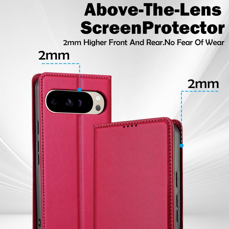 For Google Pixel 10 / 10 Pro LC.IMEEKE L1 Series Frosted Fine Texture PU Phone Case(Red) - Google Cases by LC.IMEEKE | Online Shopping UK | buy2fix