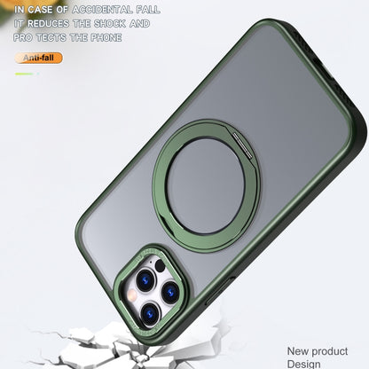 For iPhone 13 Pro Wing Series MagSafe Magnetic Ring Holder Phone Case(Green) - iPhone 13 Pro Cases by buy2fix | Online Shopping UK | buy2fix