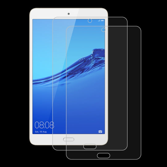 For Huawei Tablet C5 8.0 2 PCS 9H HD Explosion-proof Tempered Glass Film
