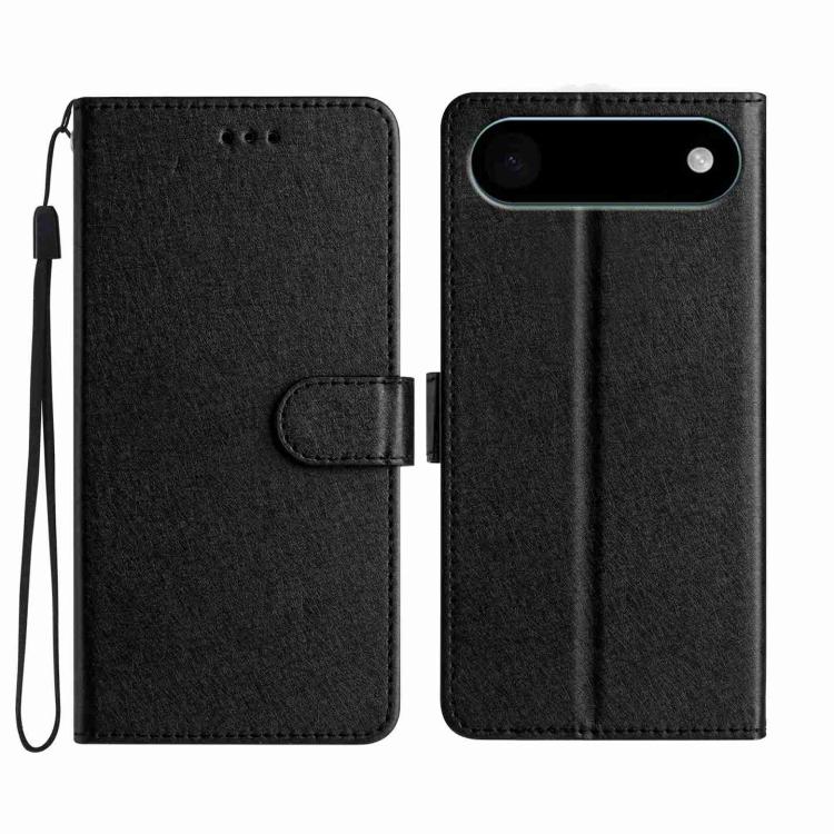 For iPhone Air Silk Texture Horizontal Flip Leather Phone Case(Black) - iPhone Air Cases by buy2fix | Online Shopping UK | buy2fix