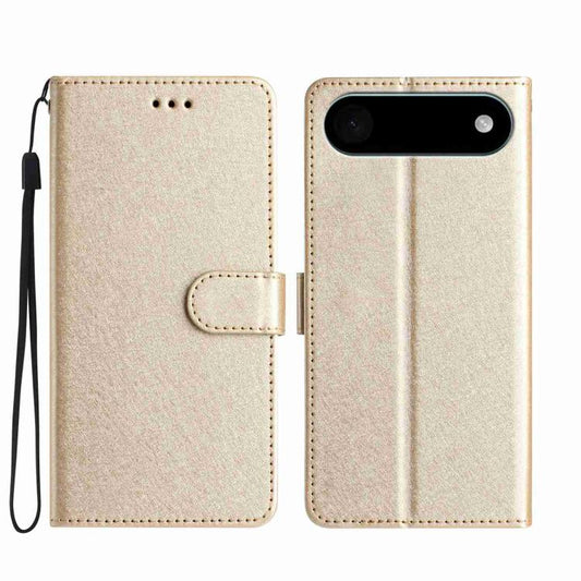 For iPhone Air Silk Texture Horizontal Flip Leather Phone Case(Gold) - iPhone Air Cases by buy2fix | Online Shopping UK | buy2fix