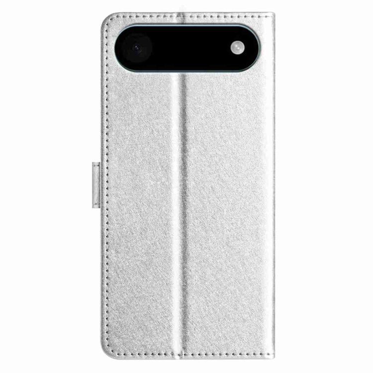 For iPhone Air Silk Texture Horizontal Flip Leather Phone Case(Silver) - iPhone Air Cases by buy2fix | Online Shopping UK | buy2fix