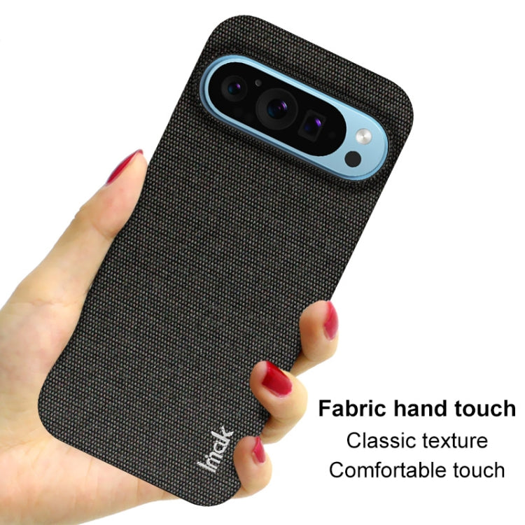 For Google Pixel 9 Pro XL imak Ruiyi Series Cloth Texture PU + PC Phone Case(Black) - Google Cases by imak | Online Shopping UK | buy2fix