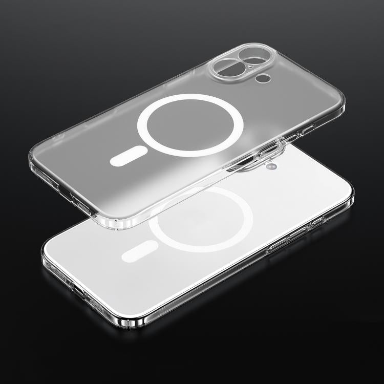 For iPhone 17 SULADA Crystal Sand Series Electroplating Frosted MagSafe Magnetic Phone Case(Transparent) - iPhone 17 Cases by SULADA | Online Shopping UK | buy2fix