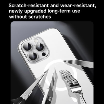 For iPhone 17 SULADA Crystal Sand Series Electroplating Frosted MagSafe Magnetic Phone Case(Transparent) - iPhone 17 Cases by SULADA | Online Shopping UK | buy2fix